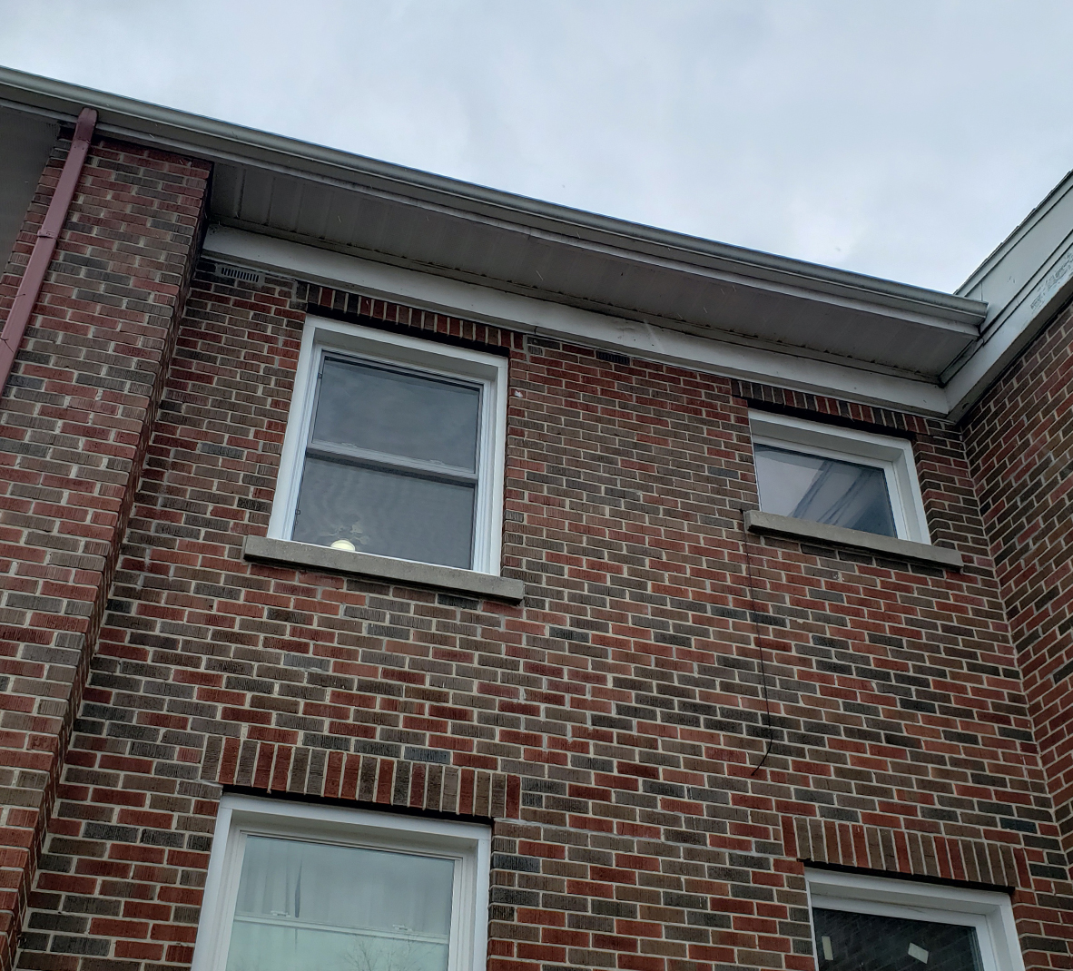 Exterior Trim Painting Project in Ottawa Before