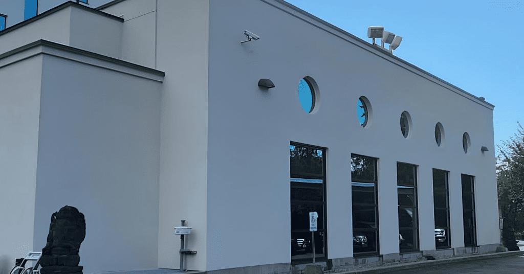 Commercial Stucco Exterior: Before & After After