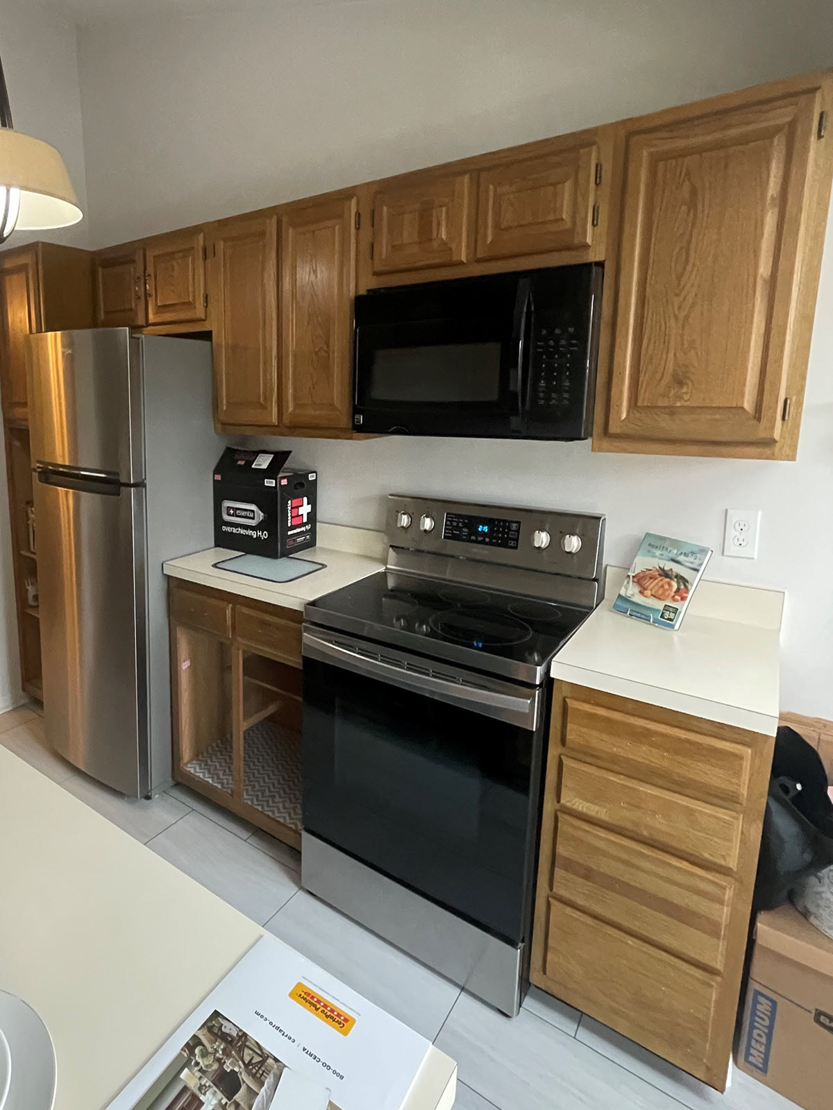 Kitchen Cabinets Before & After Before