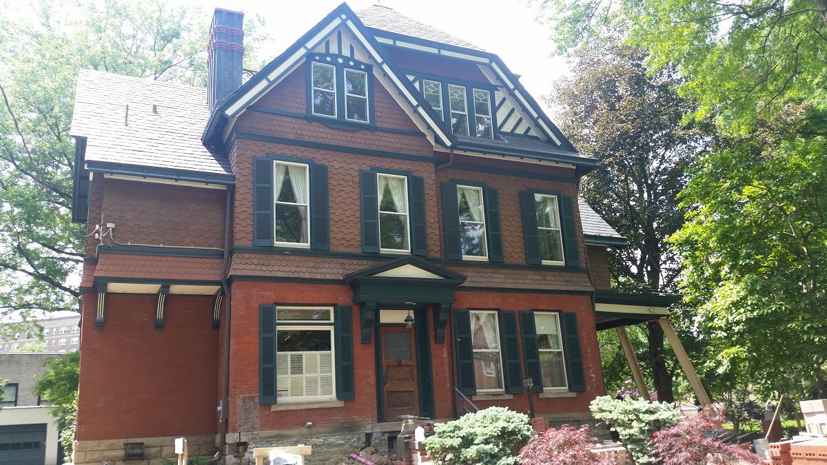 Tudor style in Devonshire before painting