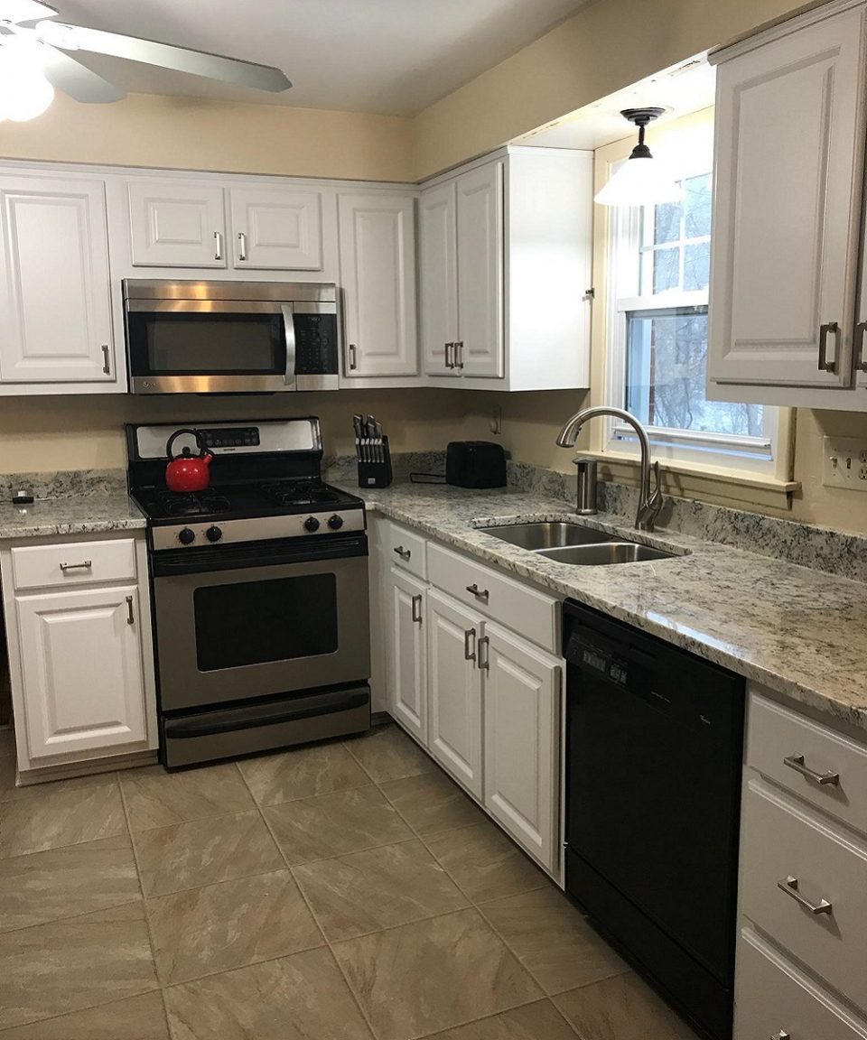 Kitchen cabinets after picture