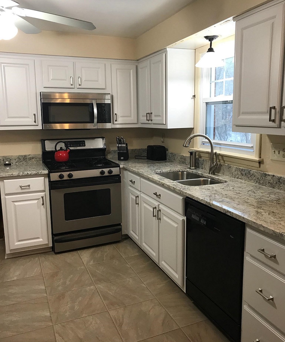 Kitchen cabinets after picture