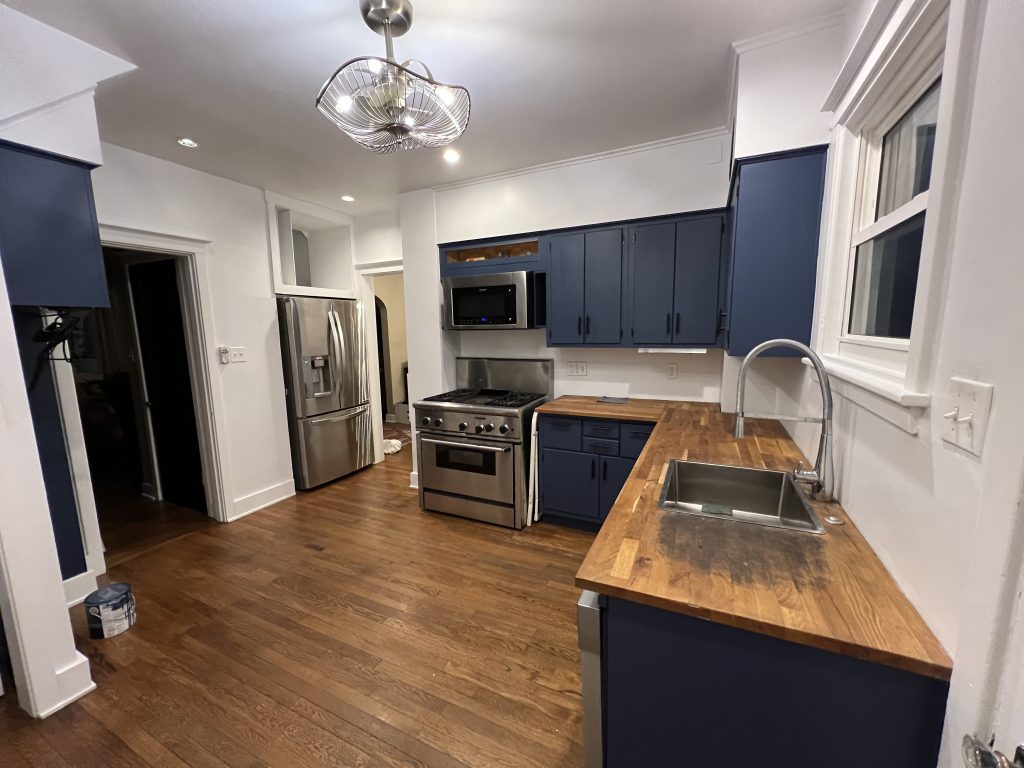 Kitchen Painting Project After