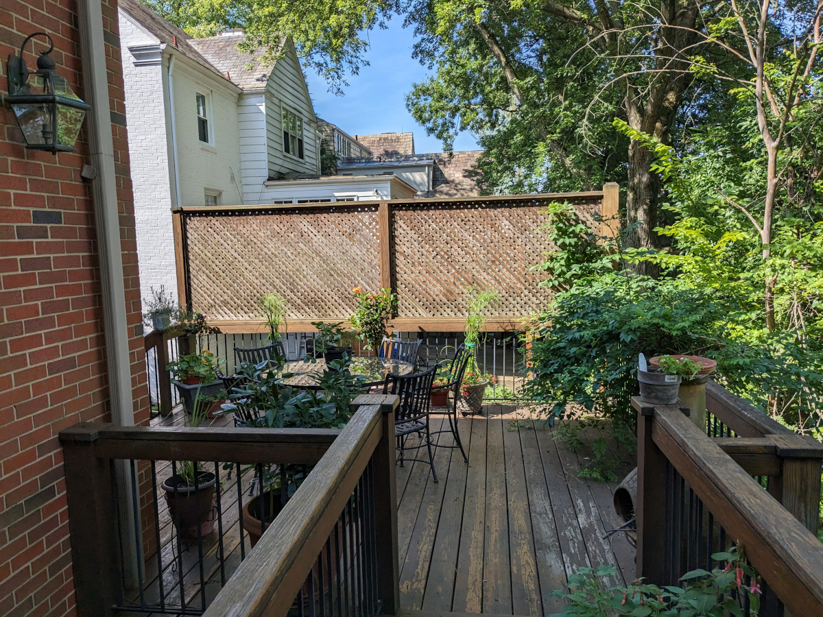 Deck Staining Transformation Before