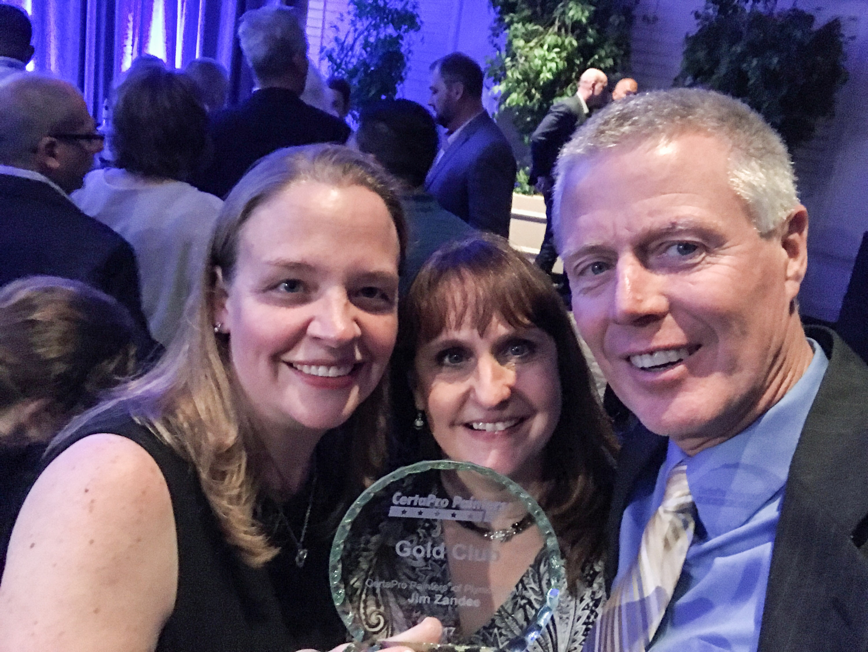 CertaPro Plymouth Wins Gold Club Award