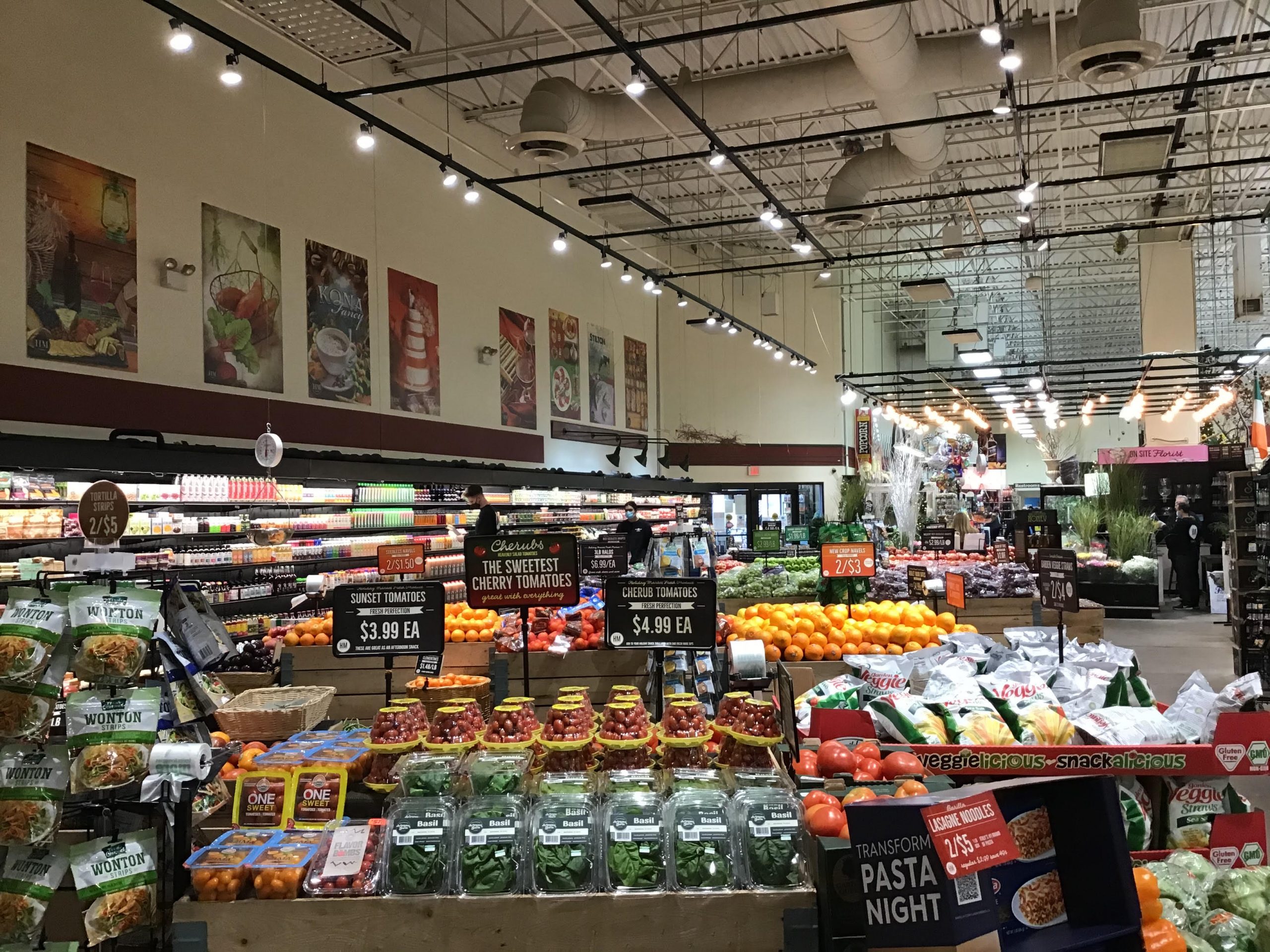 grocery store after painting