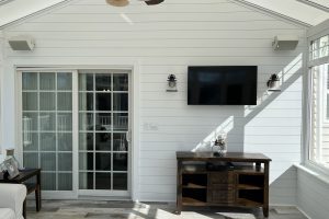 Sunroom Shiplap Painting in Miller Place, NY