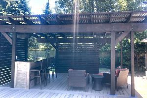 Bar & Pergola Staining Services in Miller Place, NY