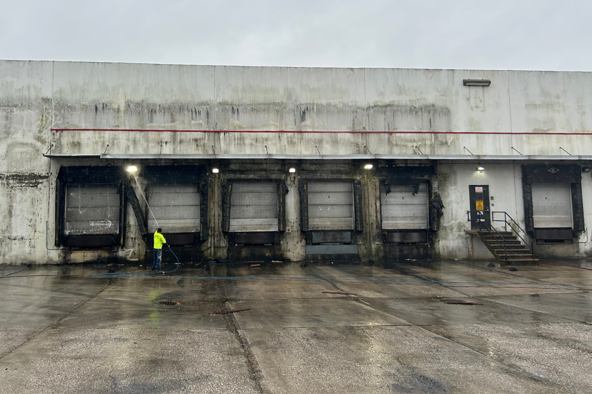 Warehouse Painting Before