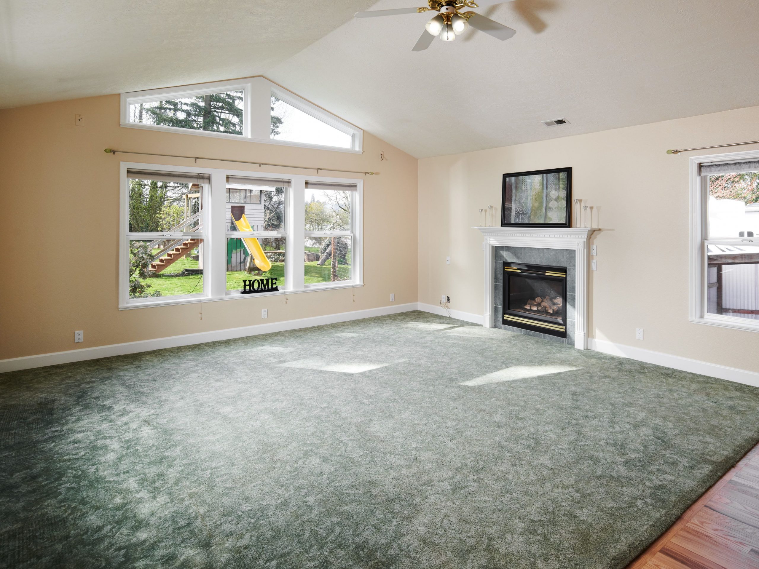 a great room after interior painting servicing