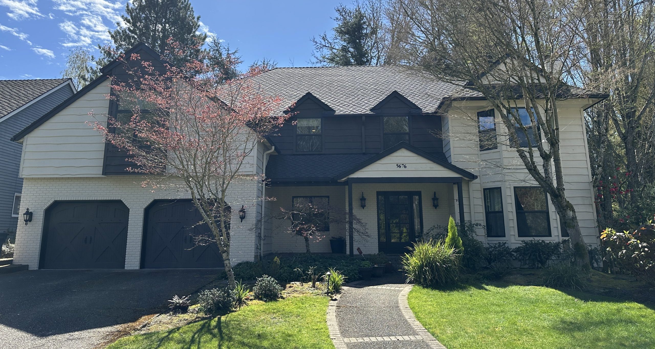 home exterior paint job after