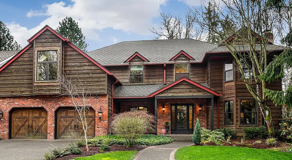 home exterior paint job before