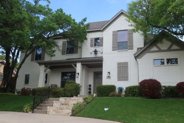 Brick Painting After