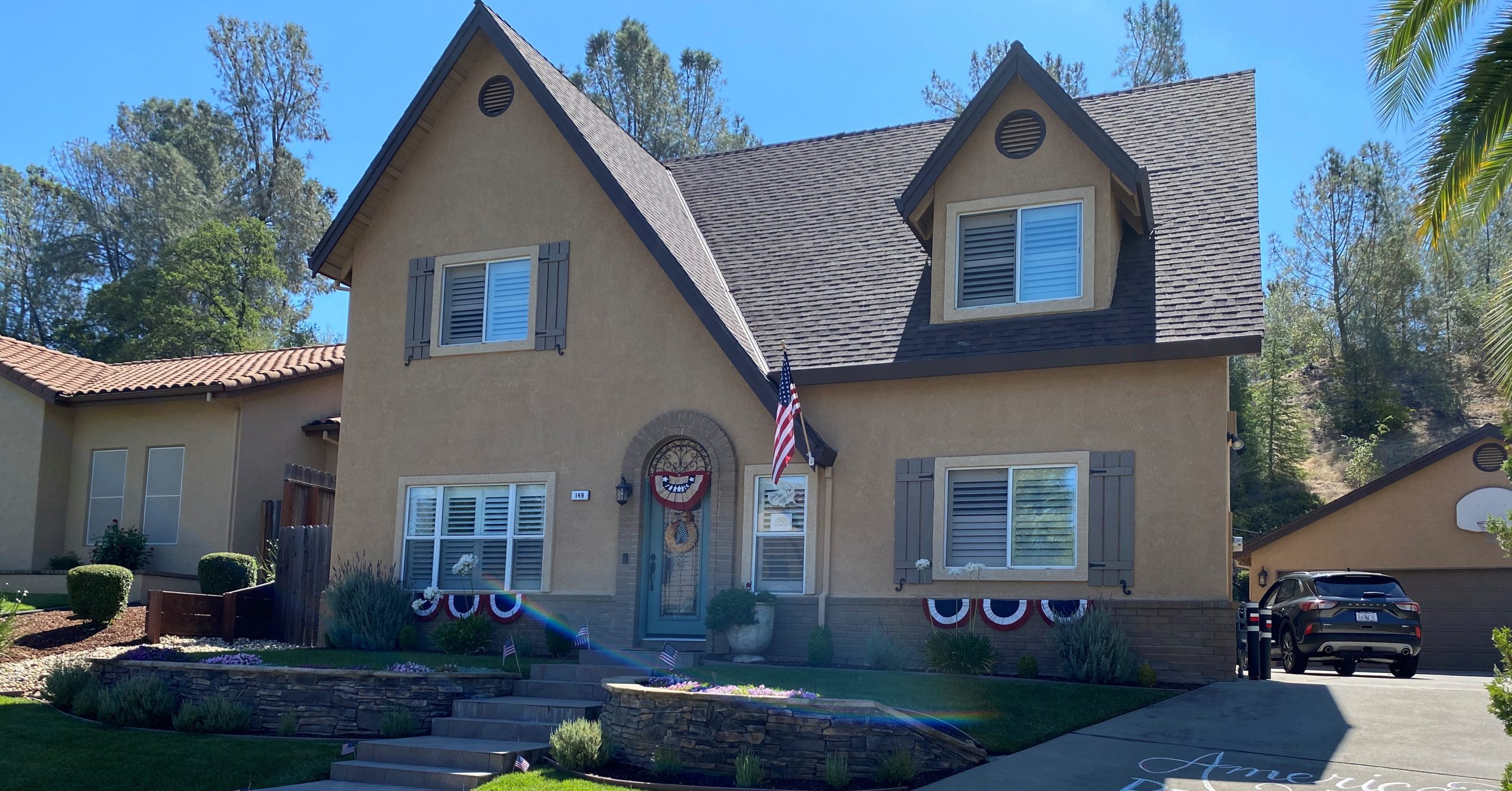 Exterior House Painting Project in Folsom, CA Before