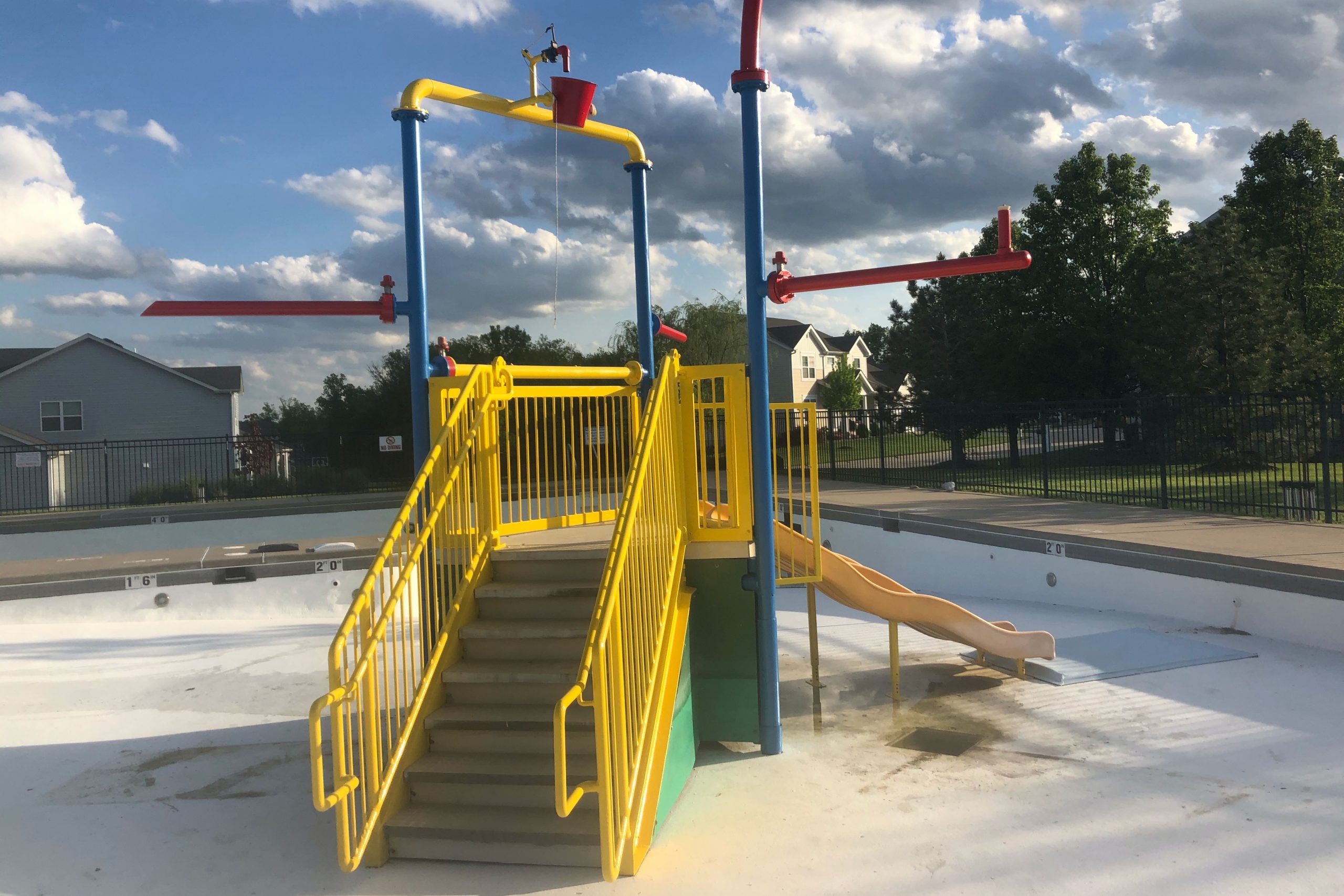 Play area after painting