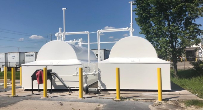 painted storage tanks