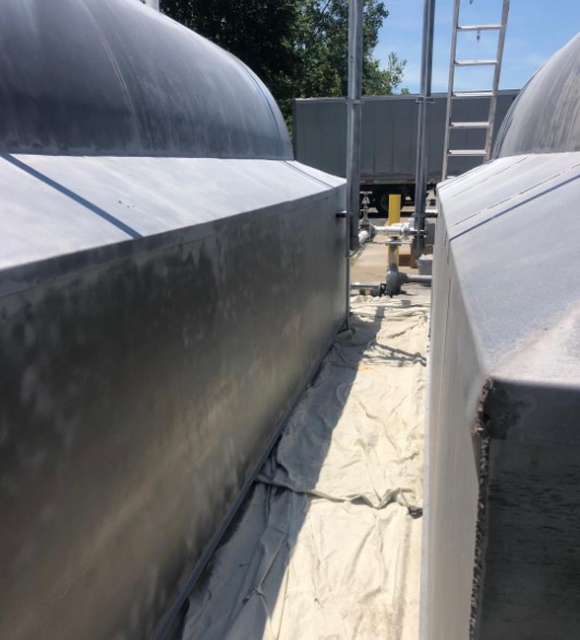 exterior painting for rooftop area