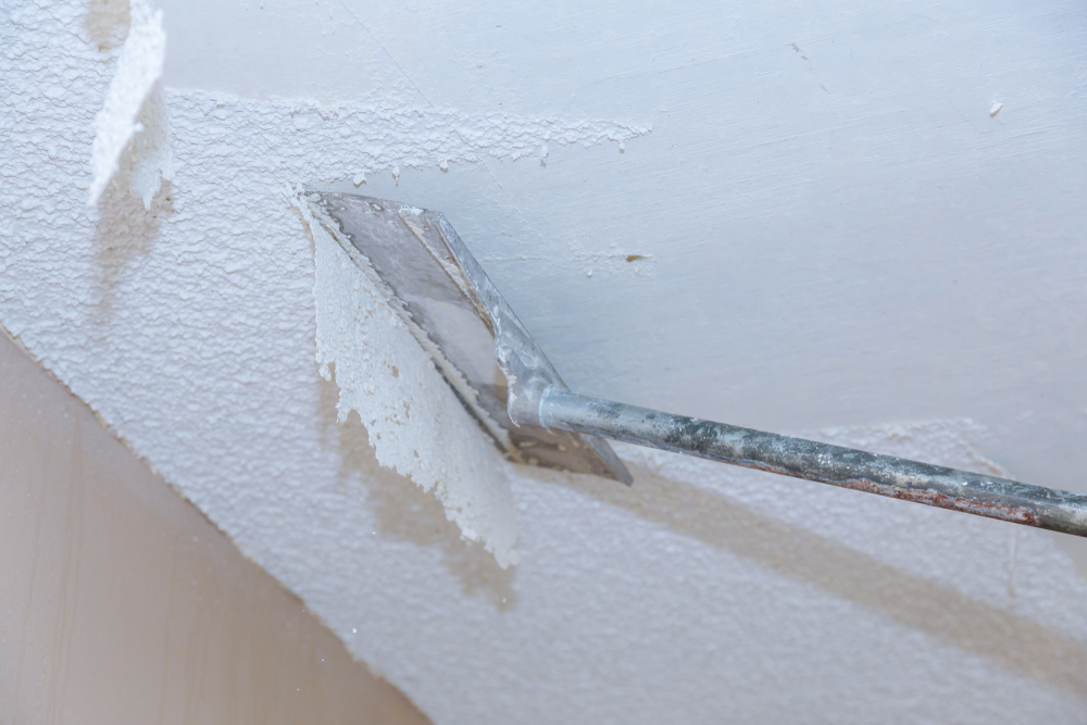 Check out our Textured Ceiling Removal