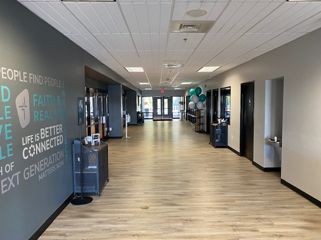 Church Interior Foyer Before