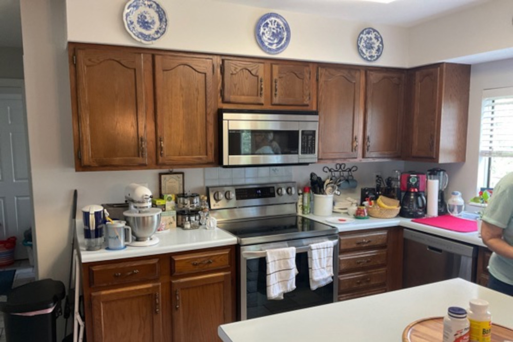 Kitchen Cabinet Transformation in O’Fallon Before
