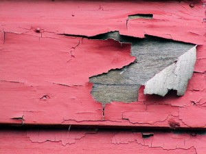 Paing peeling off of substrate