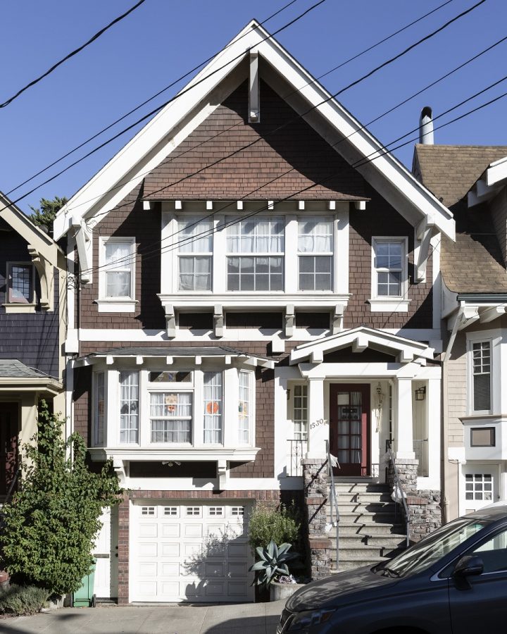 House painting in Inner Sunset, before picture