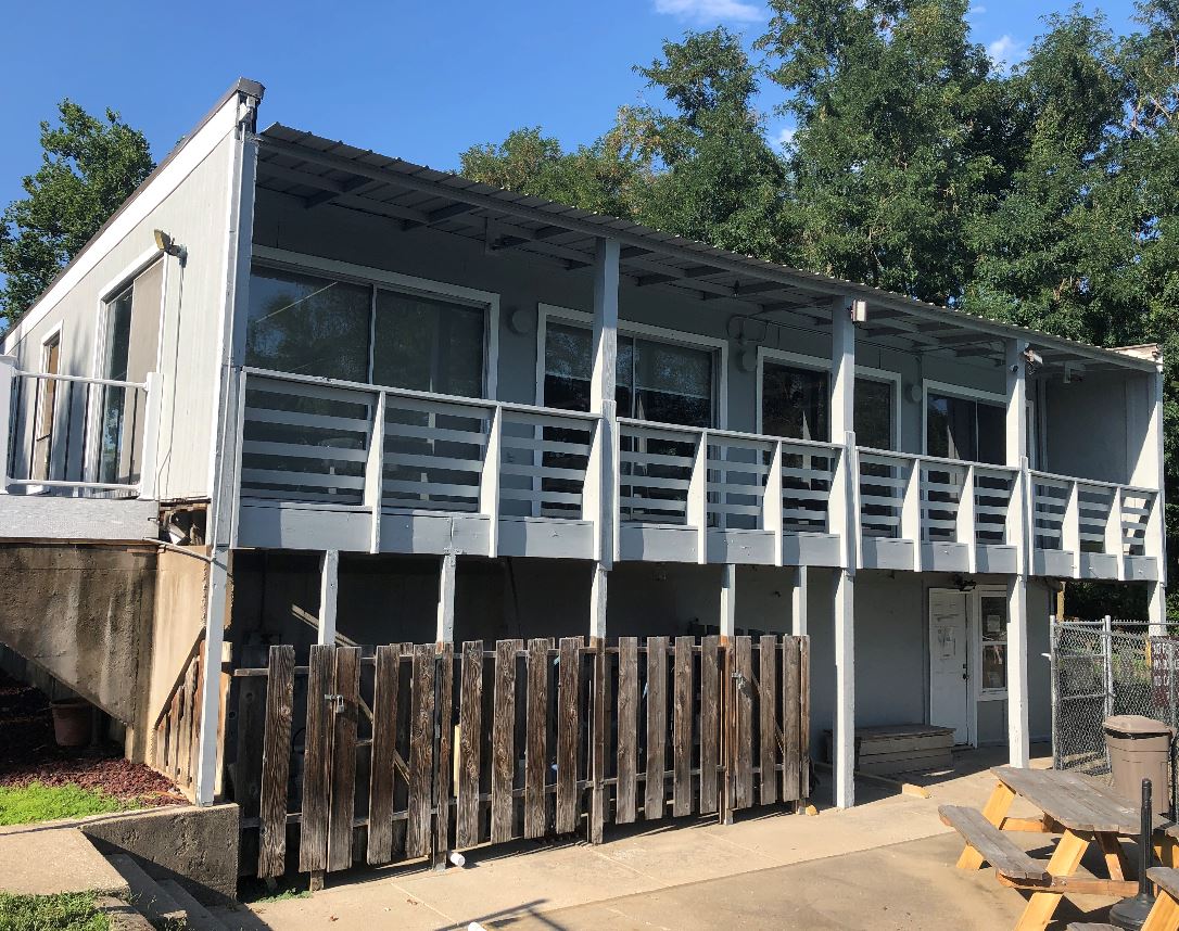 Back Deck After Painting