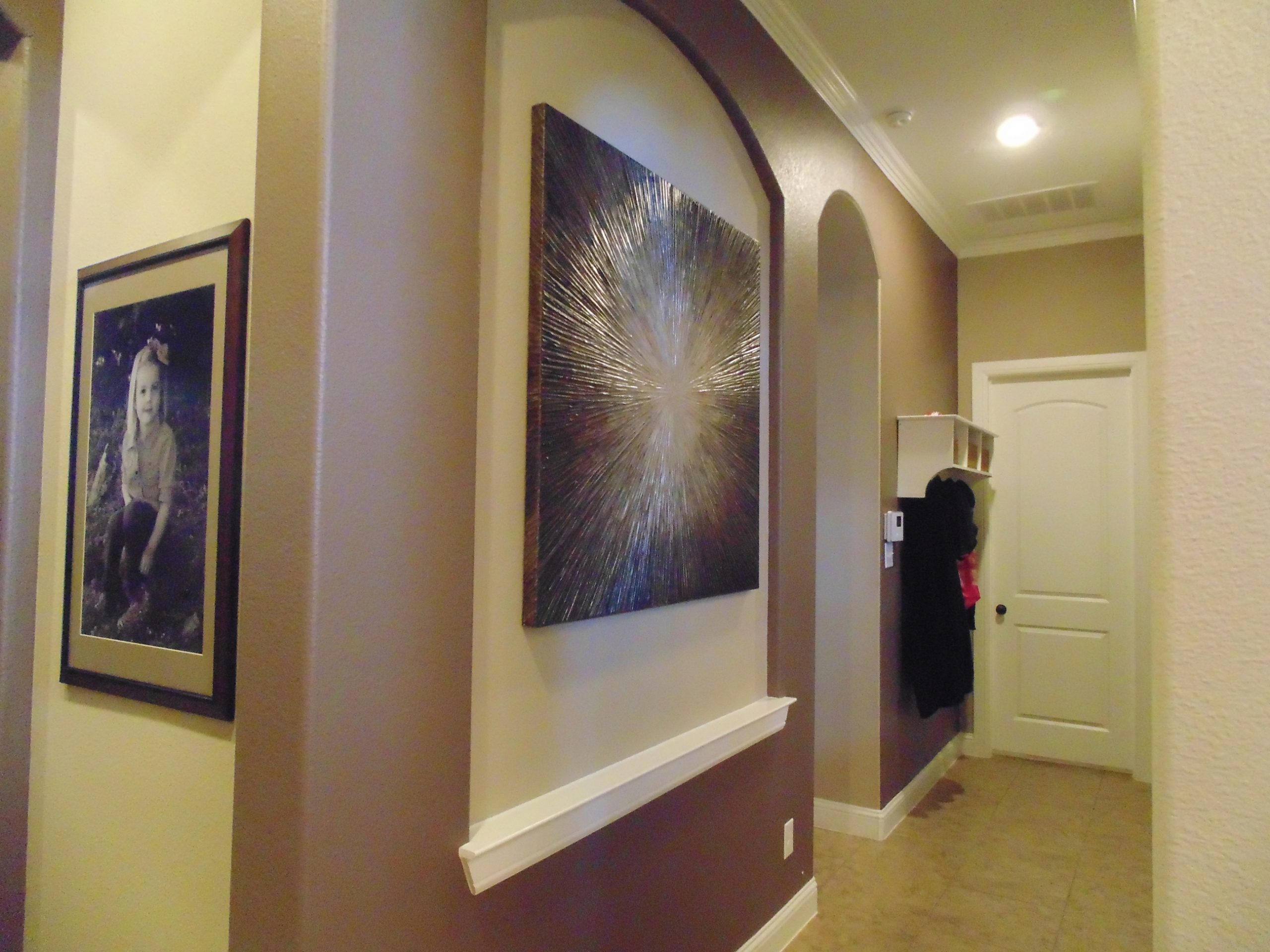 Two Toned Hallway Interior Painting Project After