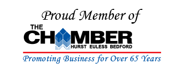 hurst-euless-bedford chamber of commerce badge