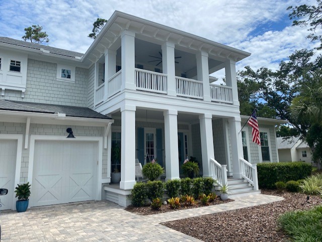 home exterior after painting