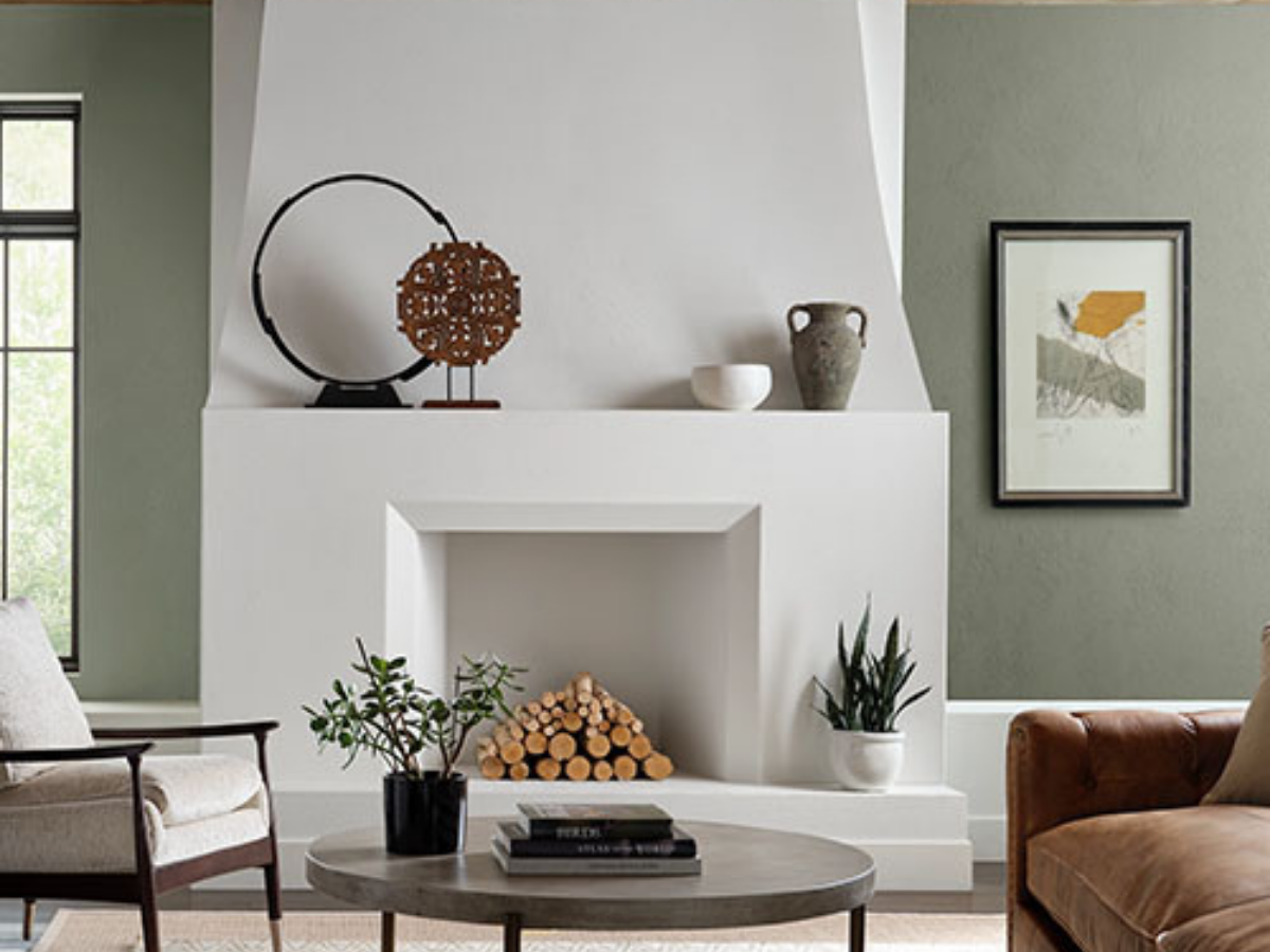 living room evergreen fog