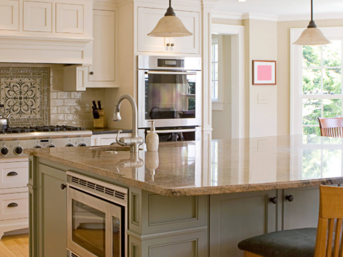 kitchen cabinets evergreen fog