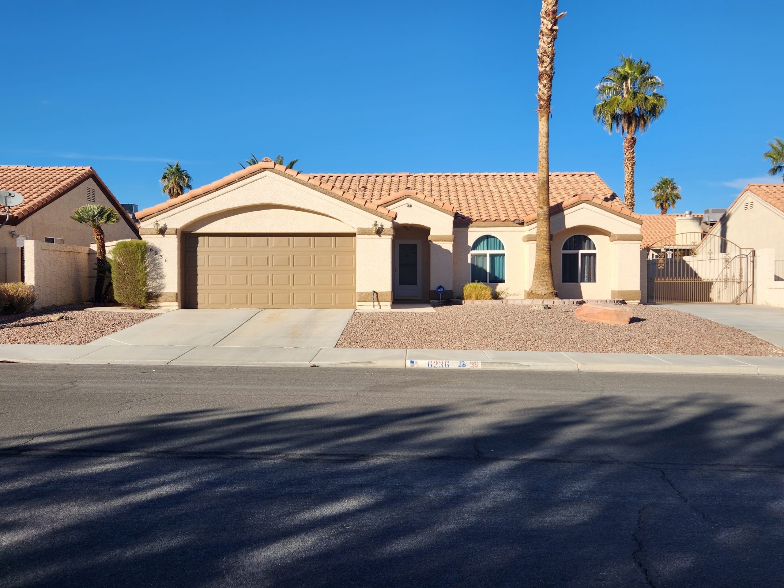 Summerlin home during the summer