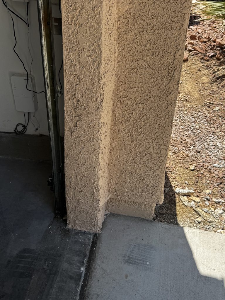 After stucco repair