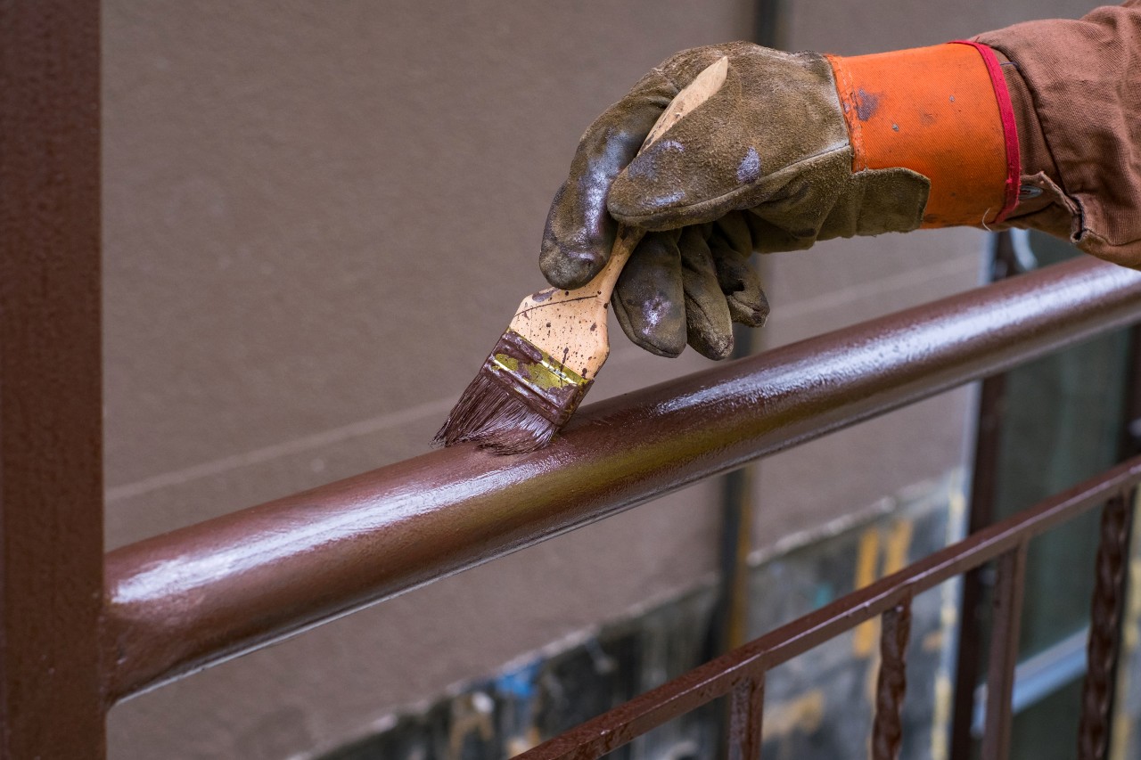 Check out our Wood & Metal Railing Painting
