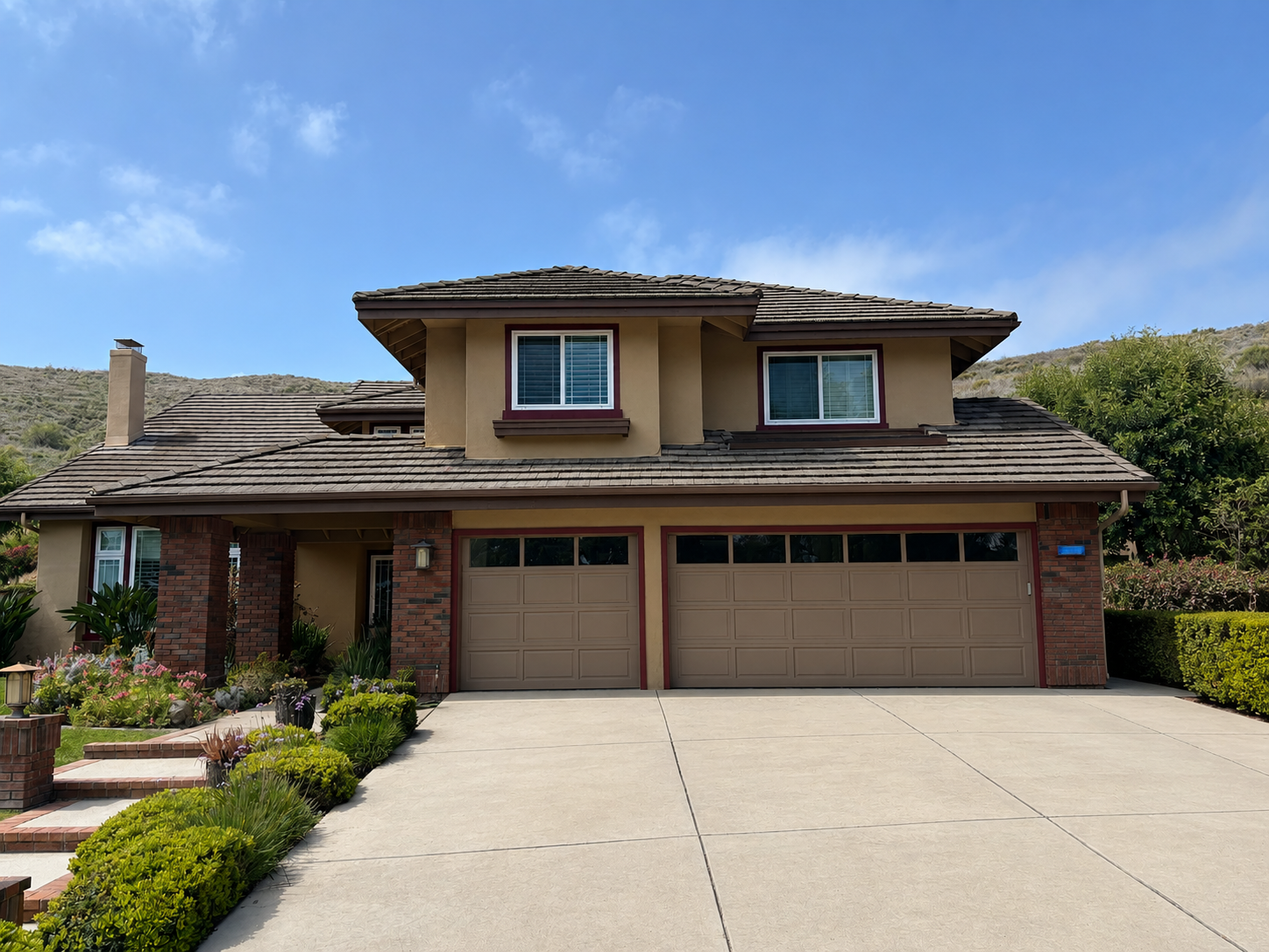 house exterior after repaint