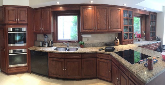 kitchen before