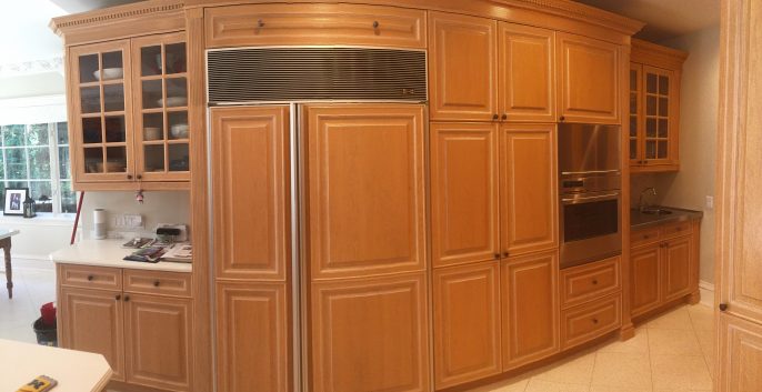 Kitchen cabinetry before