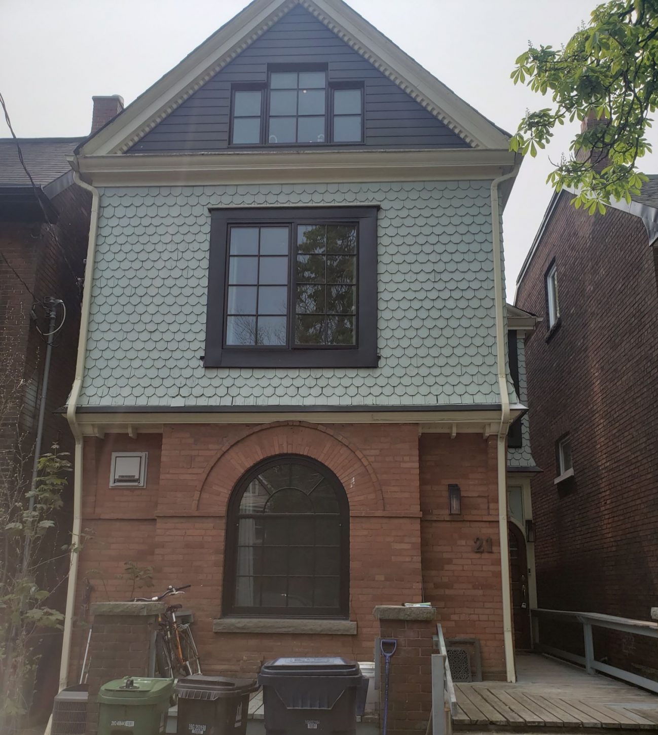 front exterior before painting