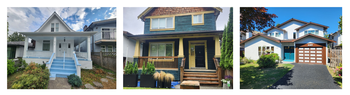 Exterior Painting Examples Vancouver, BC