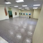 Garage floor coating finished.