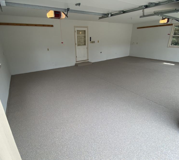 Garage floor coating in waukesha county