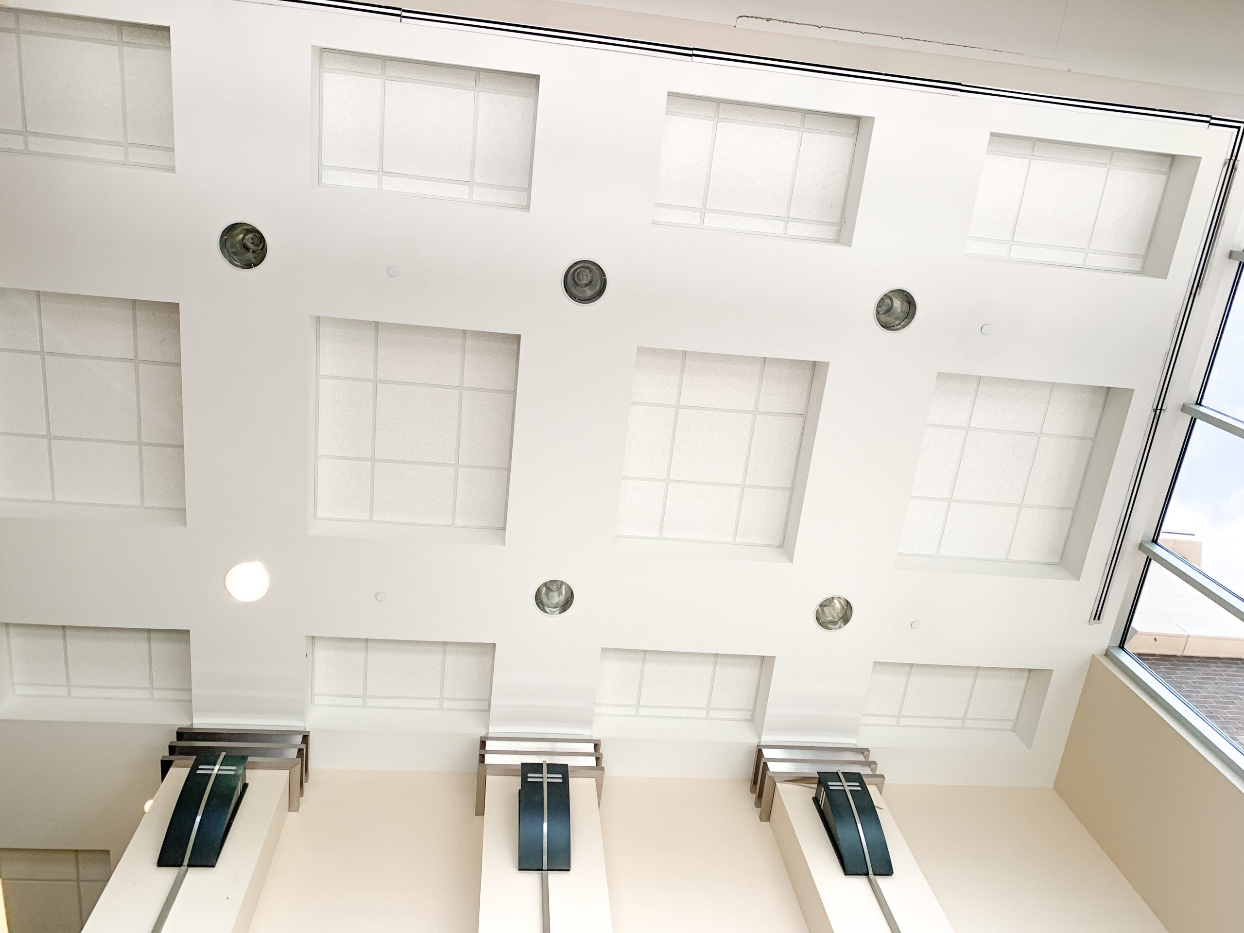 commercial building ceilings after