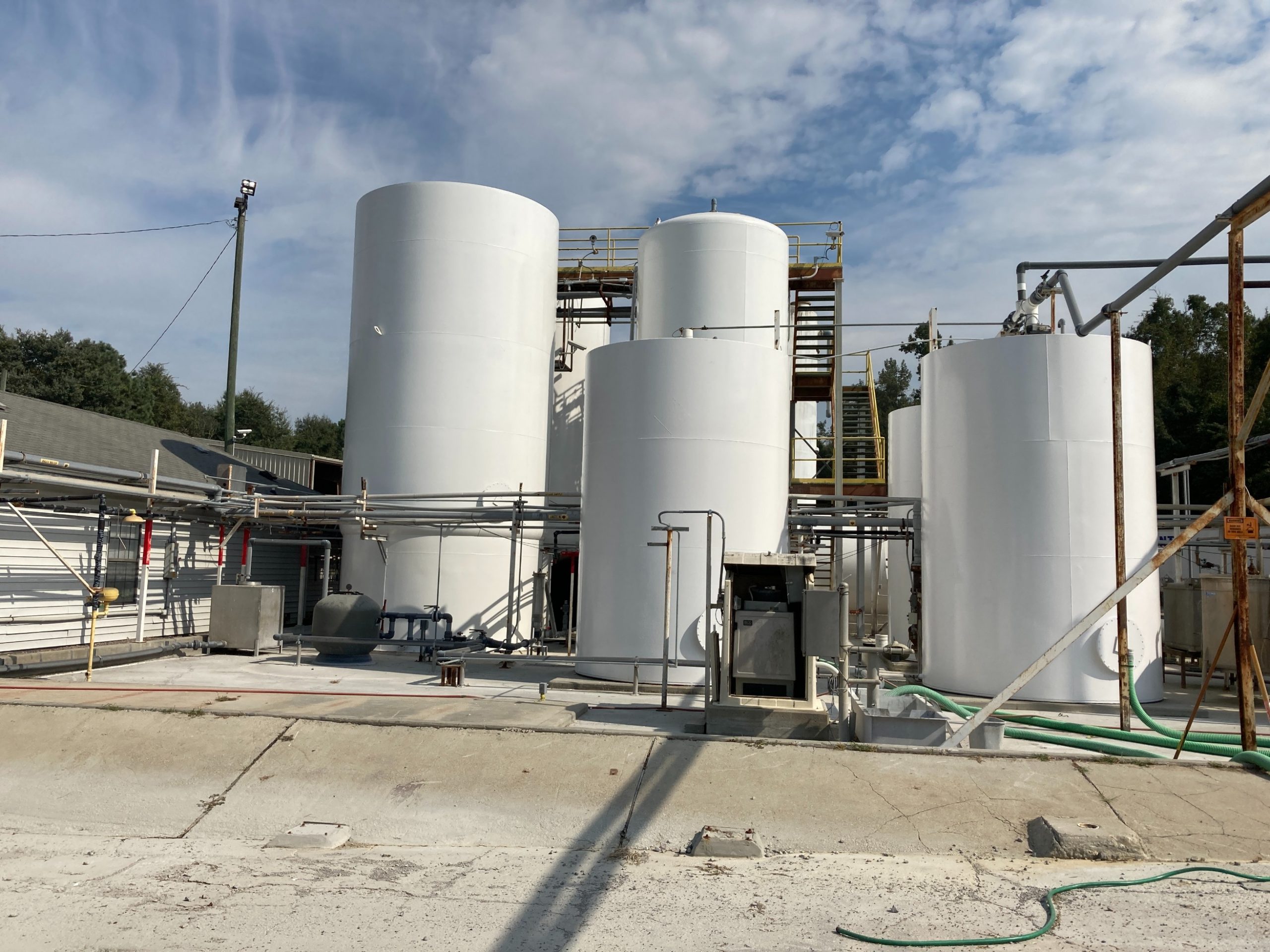covanta tank farm before painting