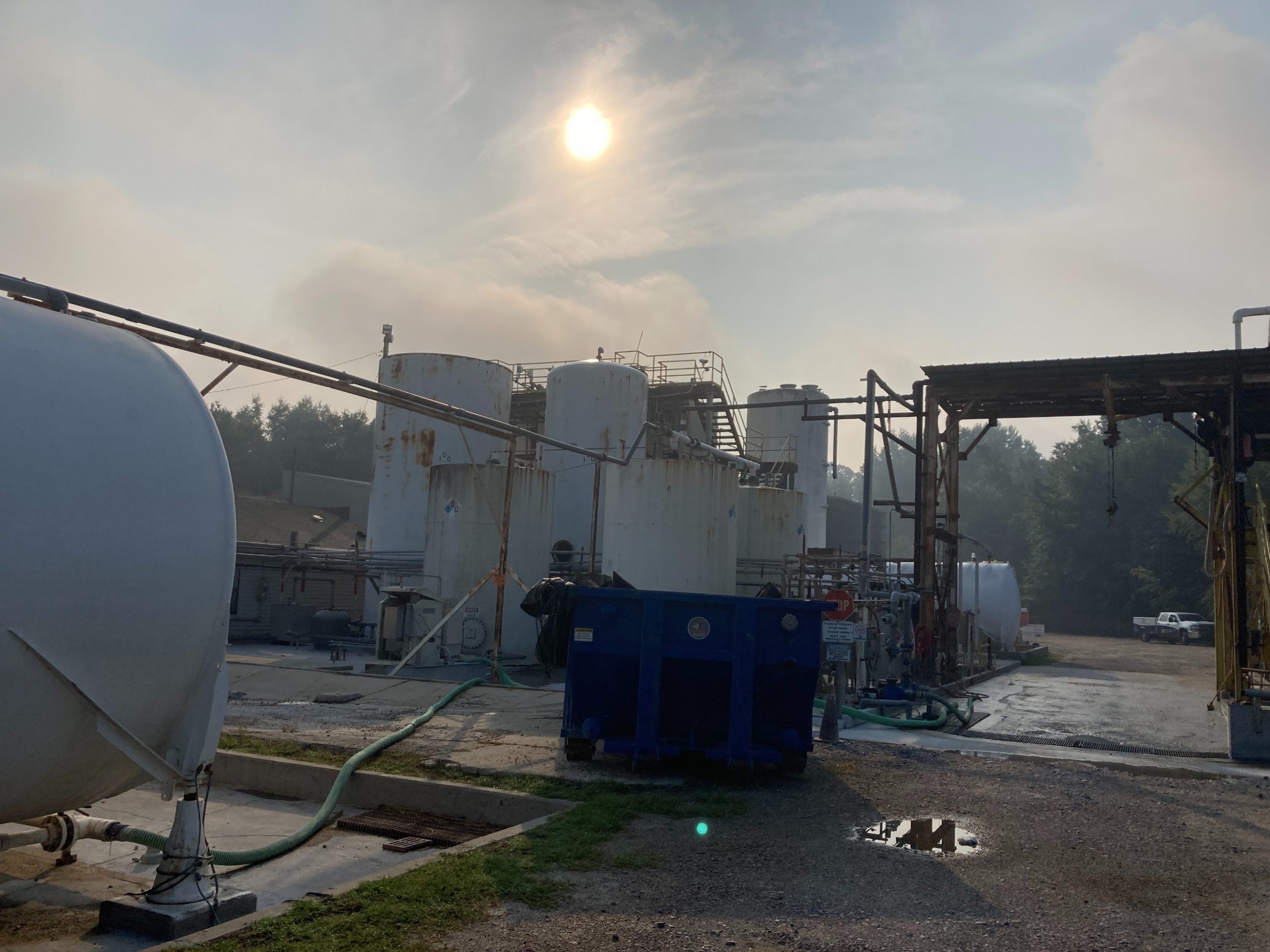 covanta tank farm before painting