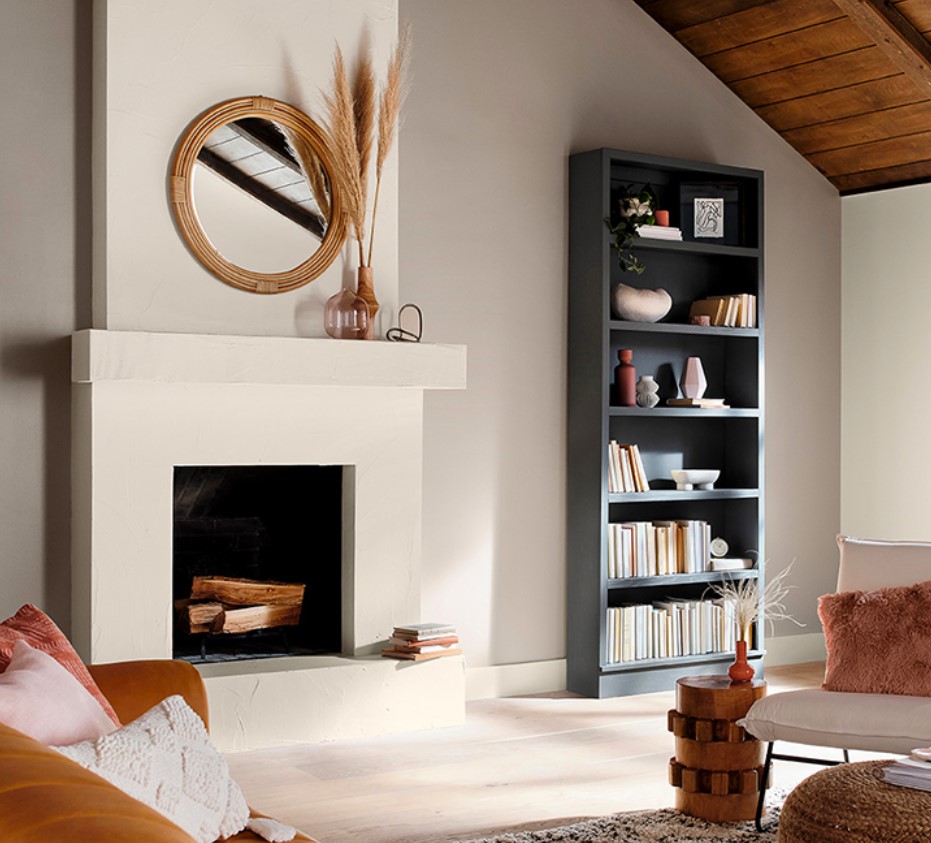 Room with Multiple Paint Color Selections from the Boho Chic Color Collection.