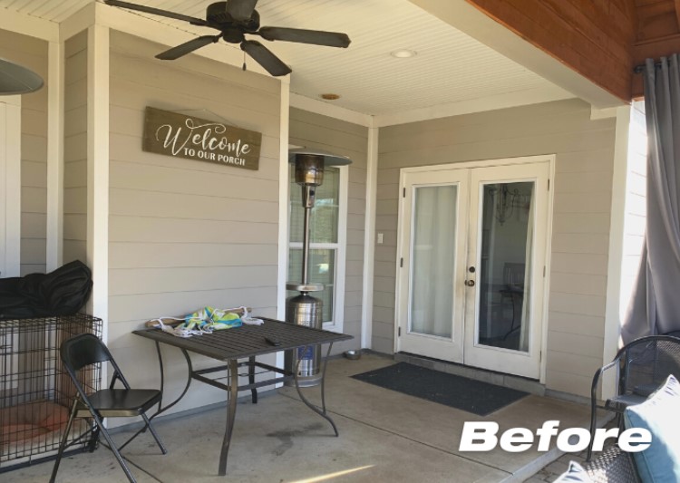 farmhouse patio before certapro csra painted