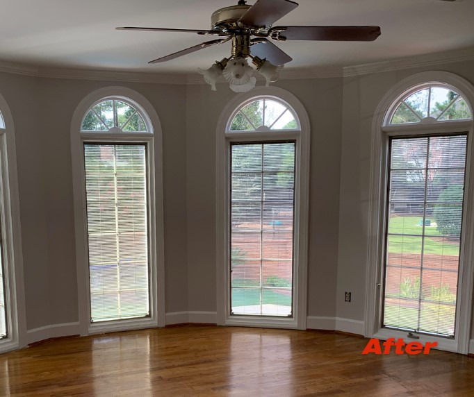 ceiling after popcorn texture removal