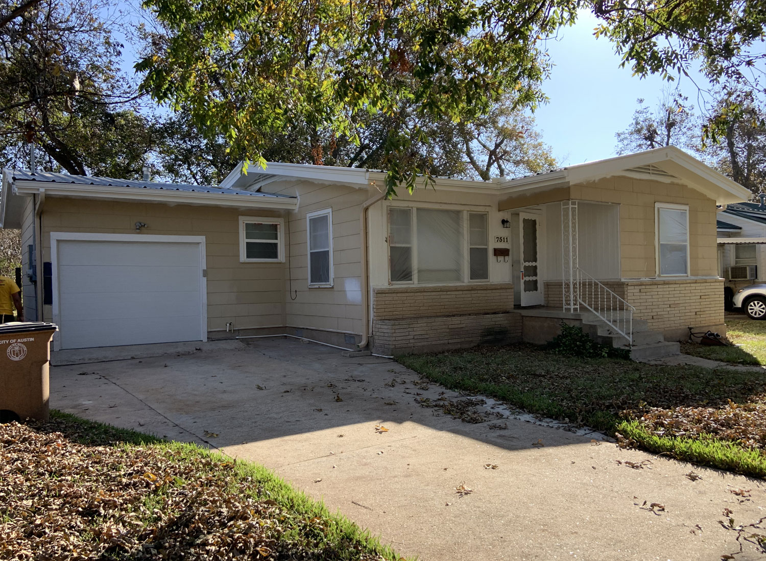 Fireplace painting Before