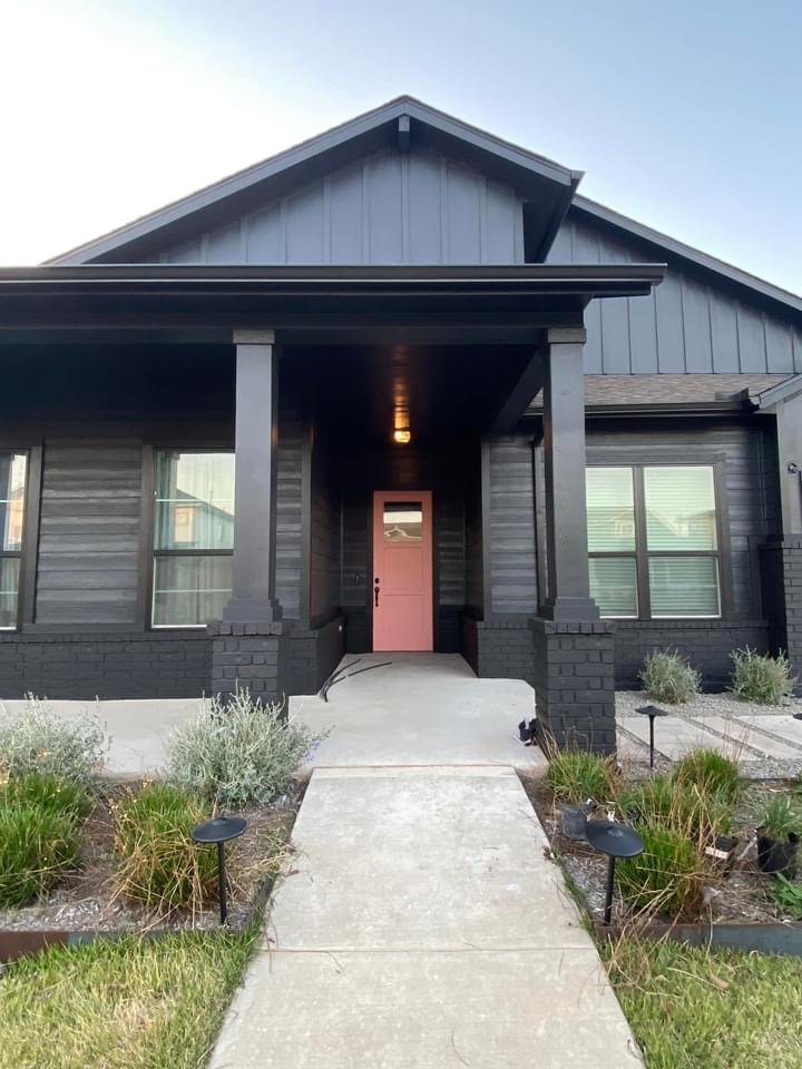 Fiber Cement House Painting Black